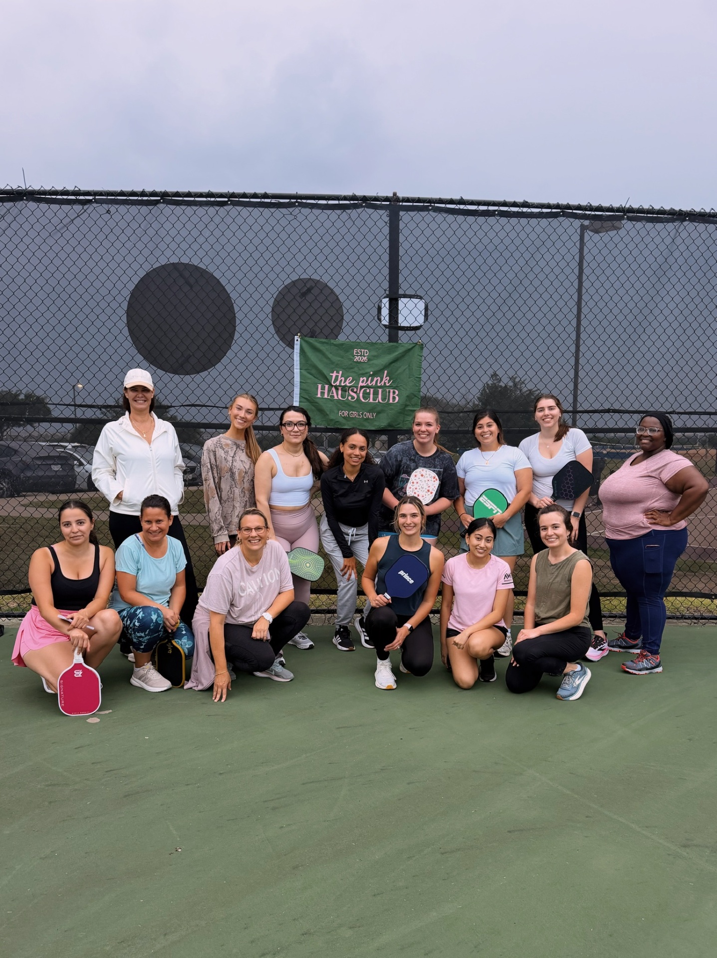 The Pink Haus Club founder on the pickleball court